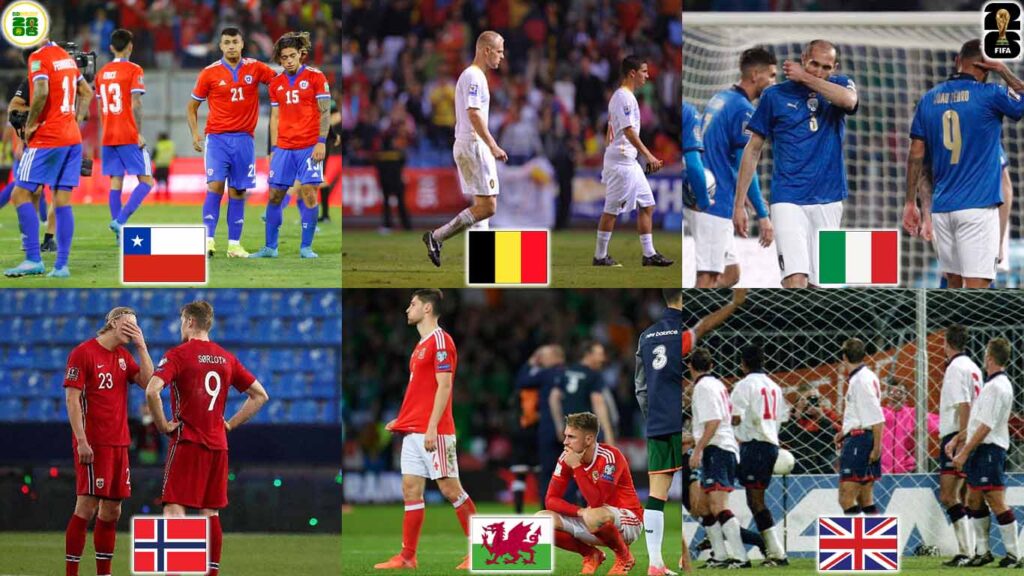 6 Đội Tuyển Mạnh Từng Không Vượt Qua Được Vòng Loại World Cup