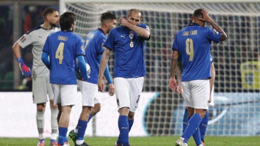 Đội tuyển Ý bị loại khỏi WOrld Cup 2022 