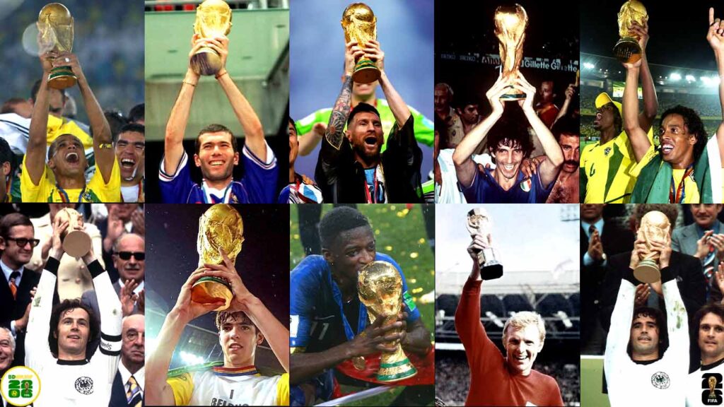 10 Cầu Thủ Giành Trọn Bộ World Cup, Champions League Và Ballon d'Or