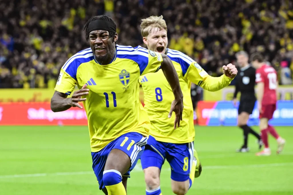 Thụy Điển giành vé dự World Cup 2026 sau khi xuất sắc vượt qua vòng play-off. Ảnh: FIFA