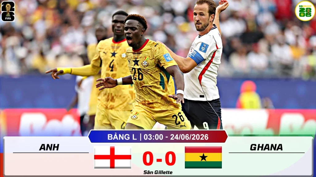Anh 0-0 Ghana