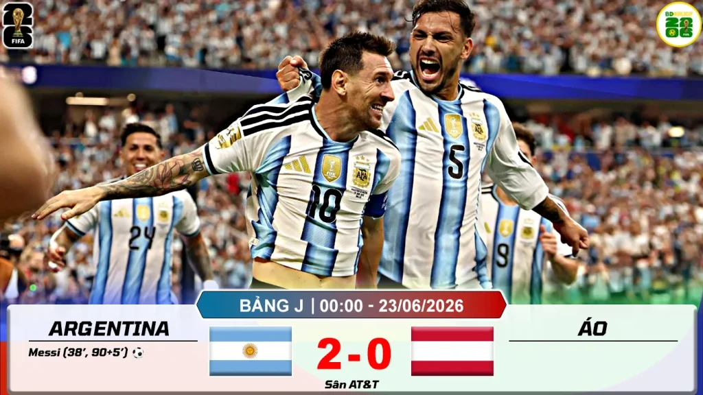 Argentina 2-0 Áo