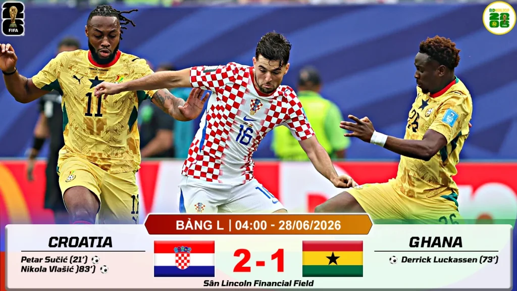 Croatia 2-1 Ghana