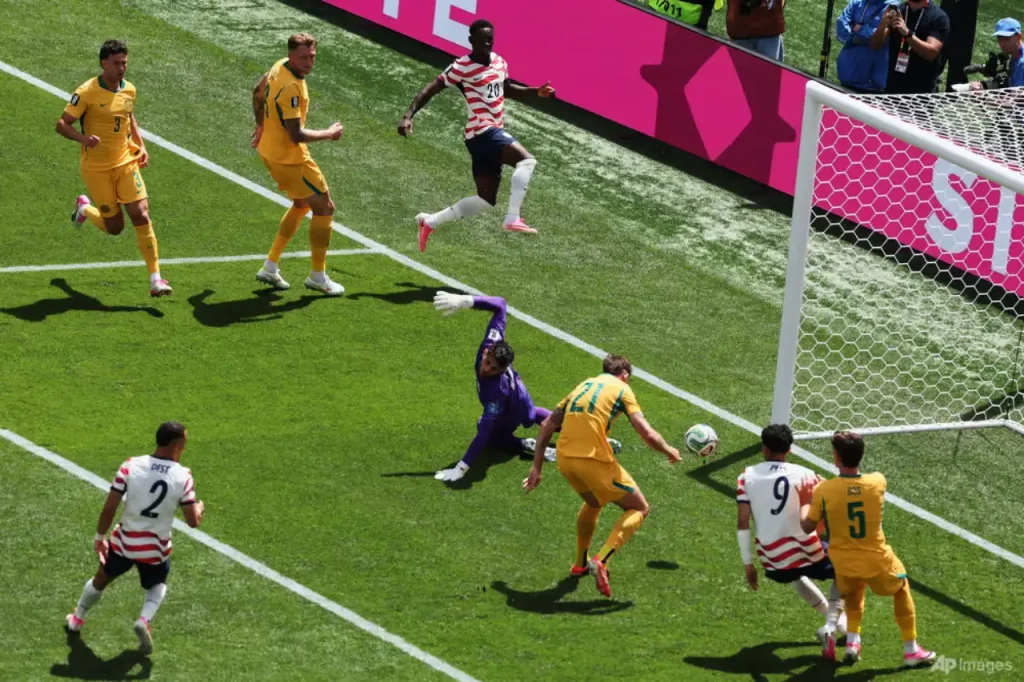 Diễn Biến Trận Đấu Mỹ 2-0  Australia