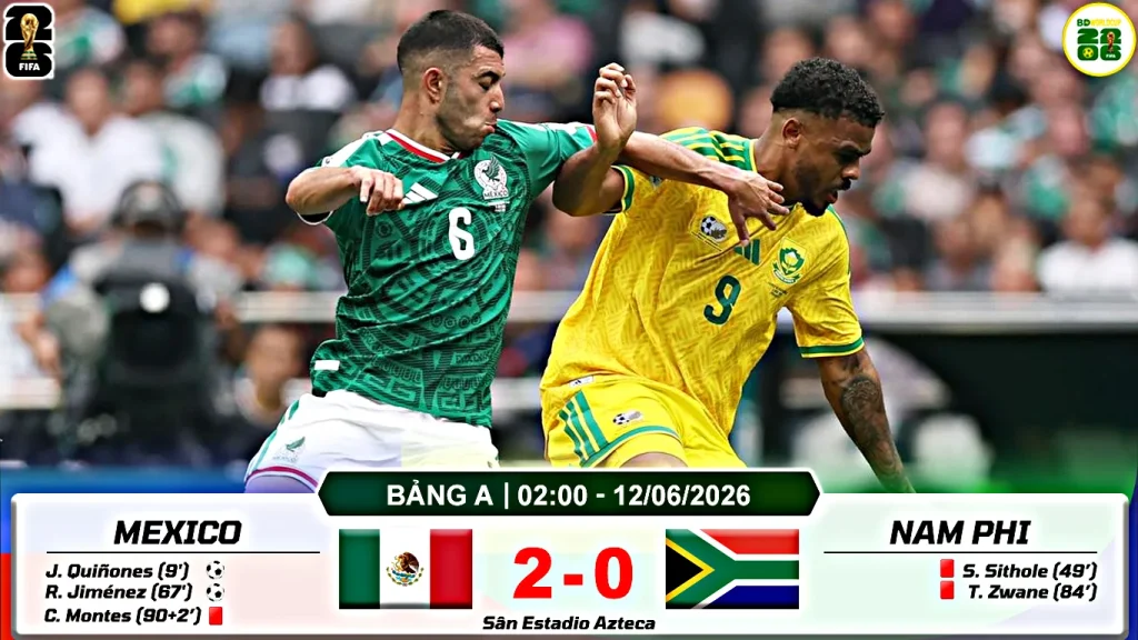 Mexico 2-0 Nam Phi