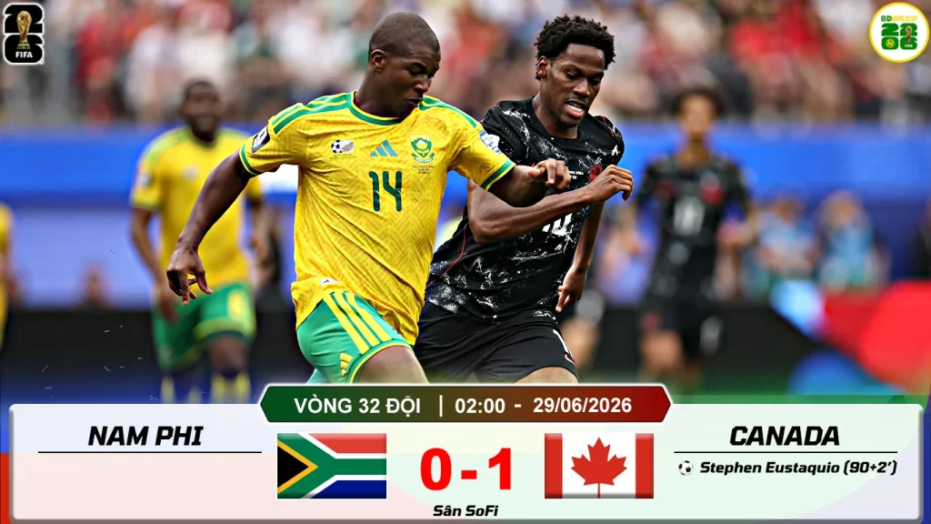 Nam Phi 0-1 Canada