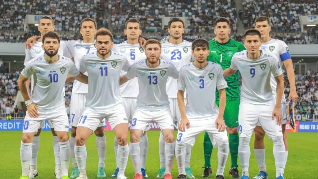 Uzbekistan làm nên lịch sử khi lần đầu tiên giành được tấm vé dự World Cup 2026. Ảnh: FIFA