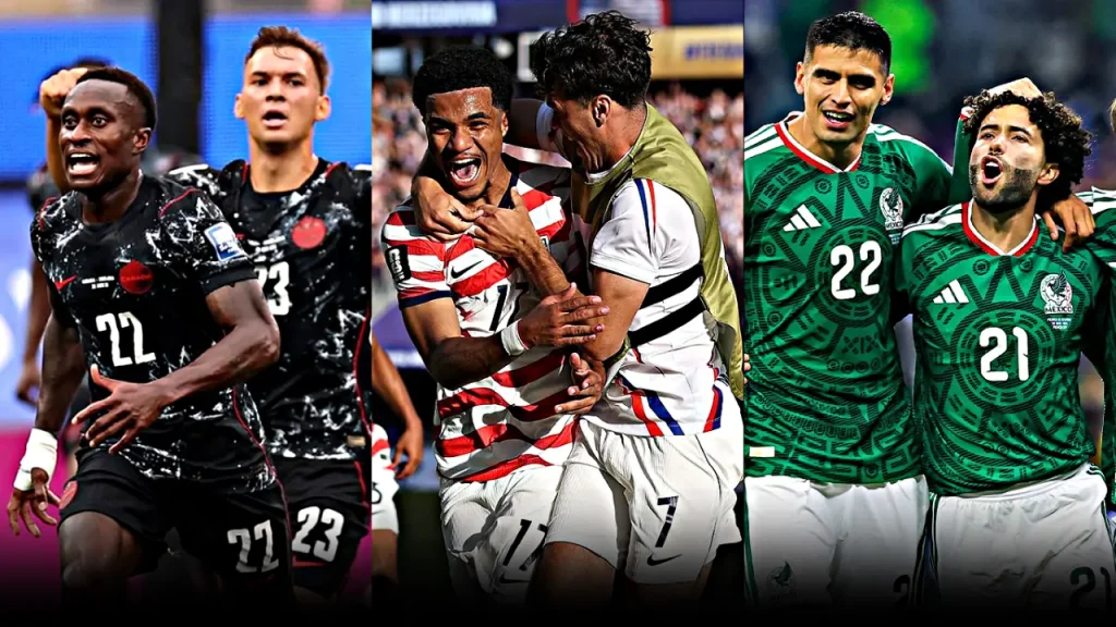 Cả 3 nước chủ nhà đều xuất sắc vượt qua vòng 32 đội. Ảnh: FIFA