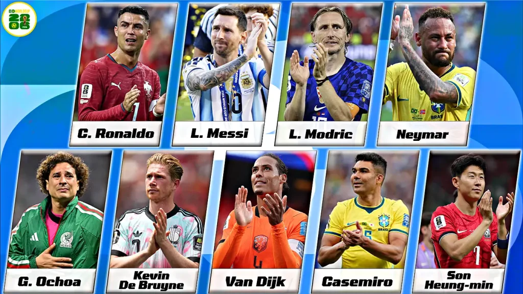 9 Ngôi Sao Không Góp Mặt Tại World Cup 2030 Sau World Cup 2026
