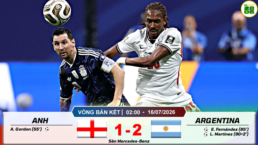 Anh 1-2 Argentina