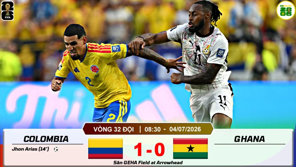 Colombia 1-0 Ghana