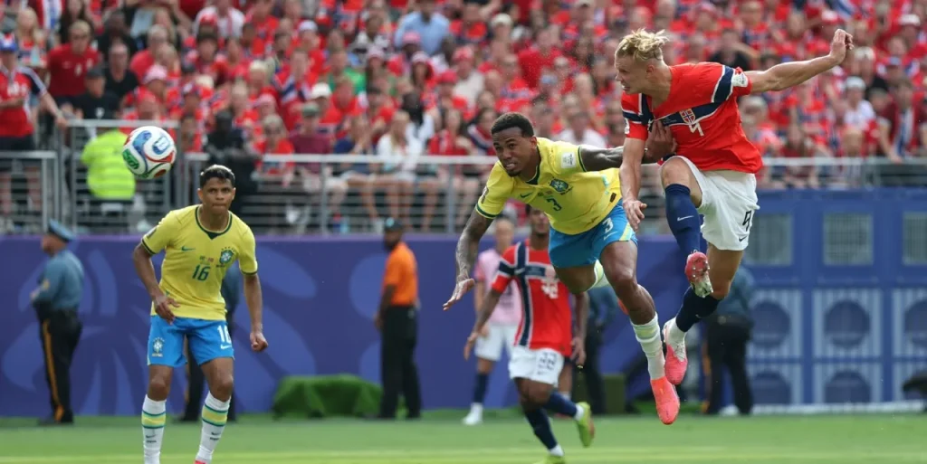 Brazil thua na uy