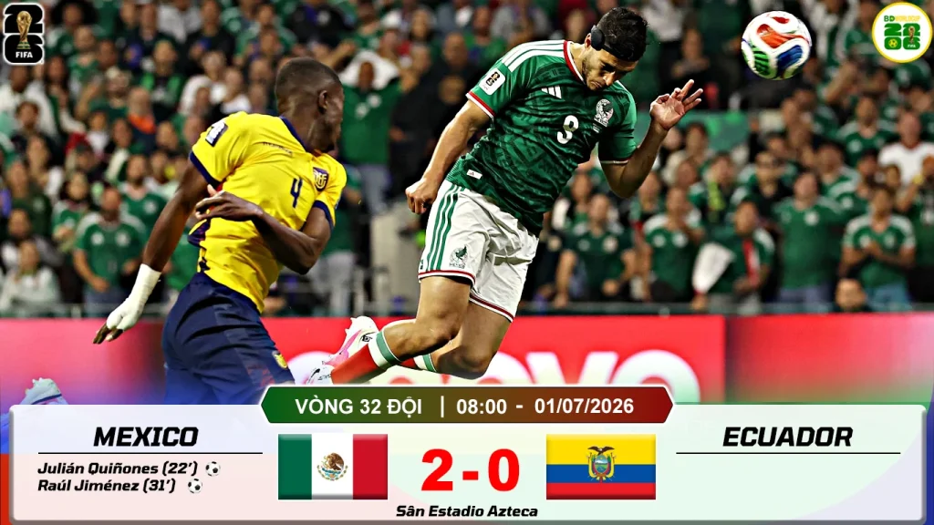 Mexico 2-0 Ecuador