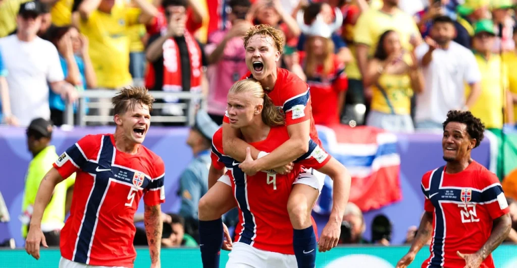 Đội tuyển Na Uy lần đầu tiên trong lịch sử vượt qua vòng 16 đội World Cup. Ảnh: FIFA