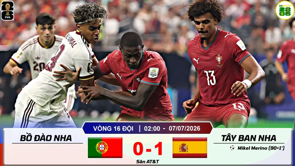 Tây Ban Nha 1-0 Bồ Đào Nha