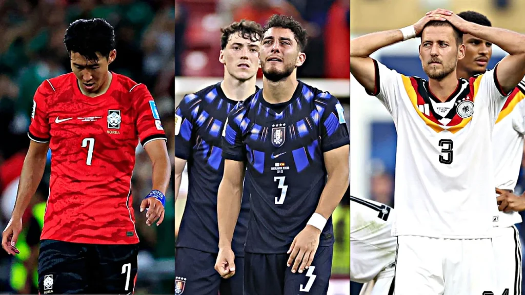 Đức, Uruguay và Hàn Quốc là 3 đội tuyển gây thất vọng nhất World Cup 2026. Ảnh: FIFA